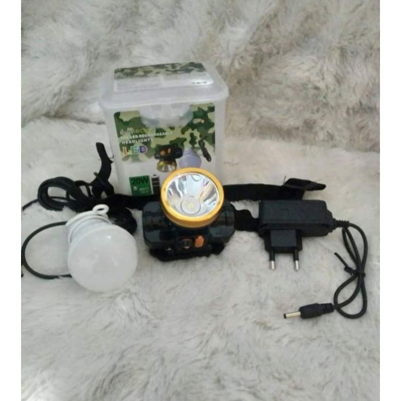 Senter kepala evatech 20 watt