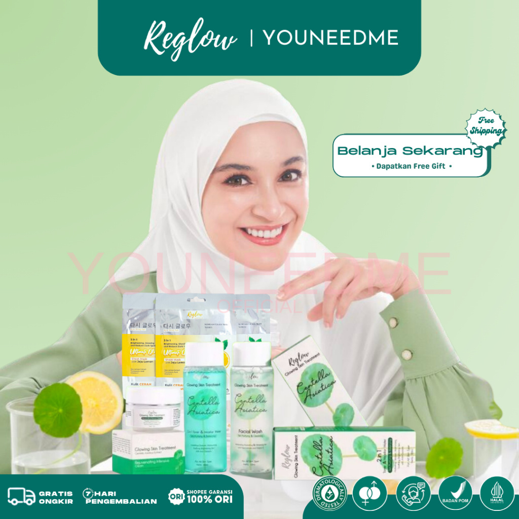 Reglow dr Shindy Skincare Ori 100% Paket Reglow Skincare Original dr. Shindy Bpom Aman Bumil dan Bus