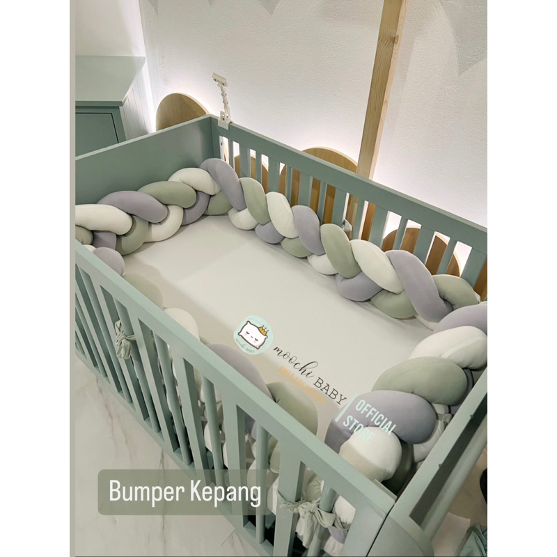 moochi baby bumper kepang pinggiran ranjang baby box nursery