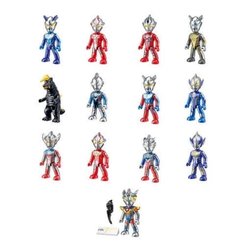 Qman Ultraman Pocket Sized Block Vol 2 Ultraman Glitter Brand New In Box BNIB Ready Stock Siap Kirim