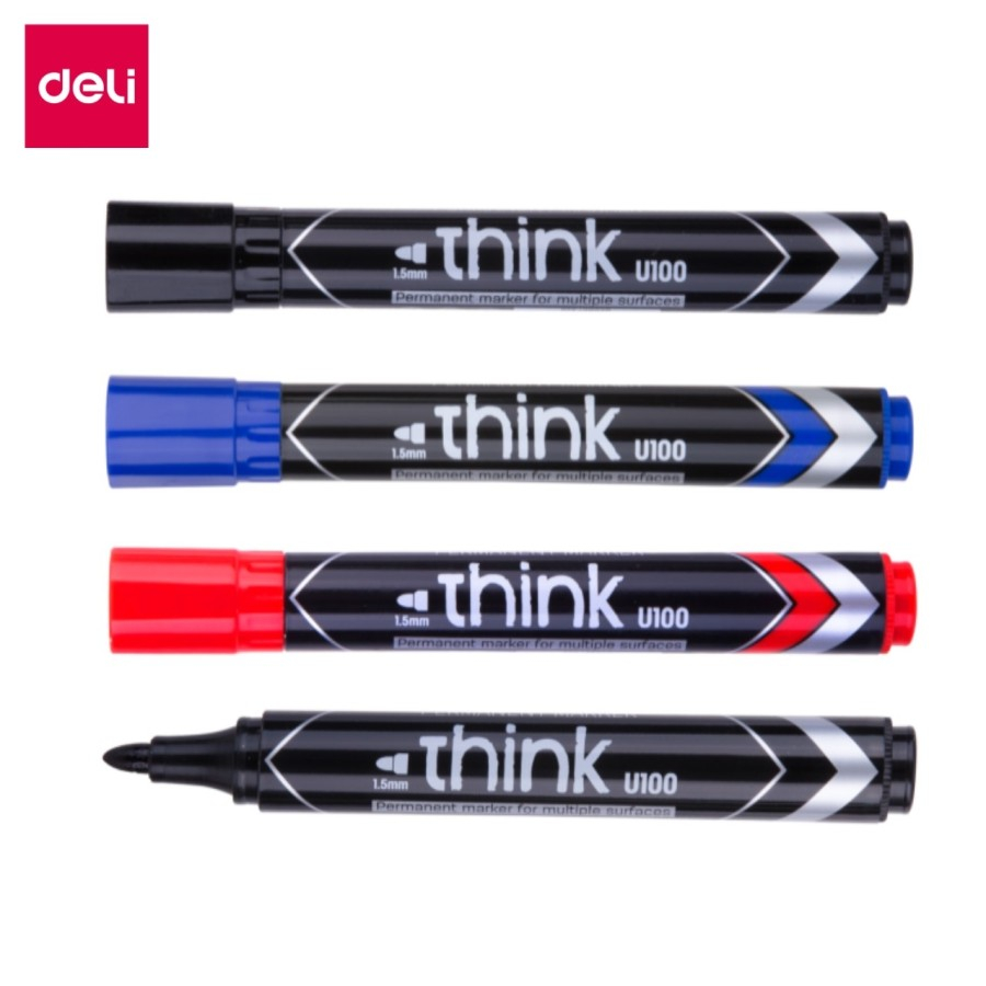 

Deli Permanent Marker / Spidol Permanen Tidak Bisa Dihapus - Hitam