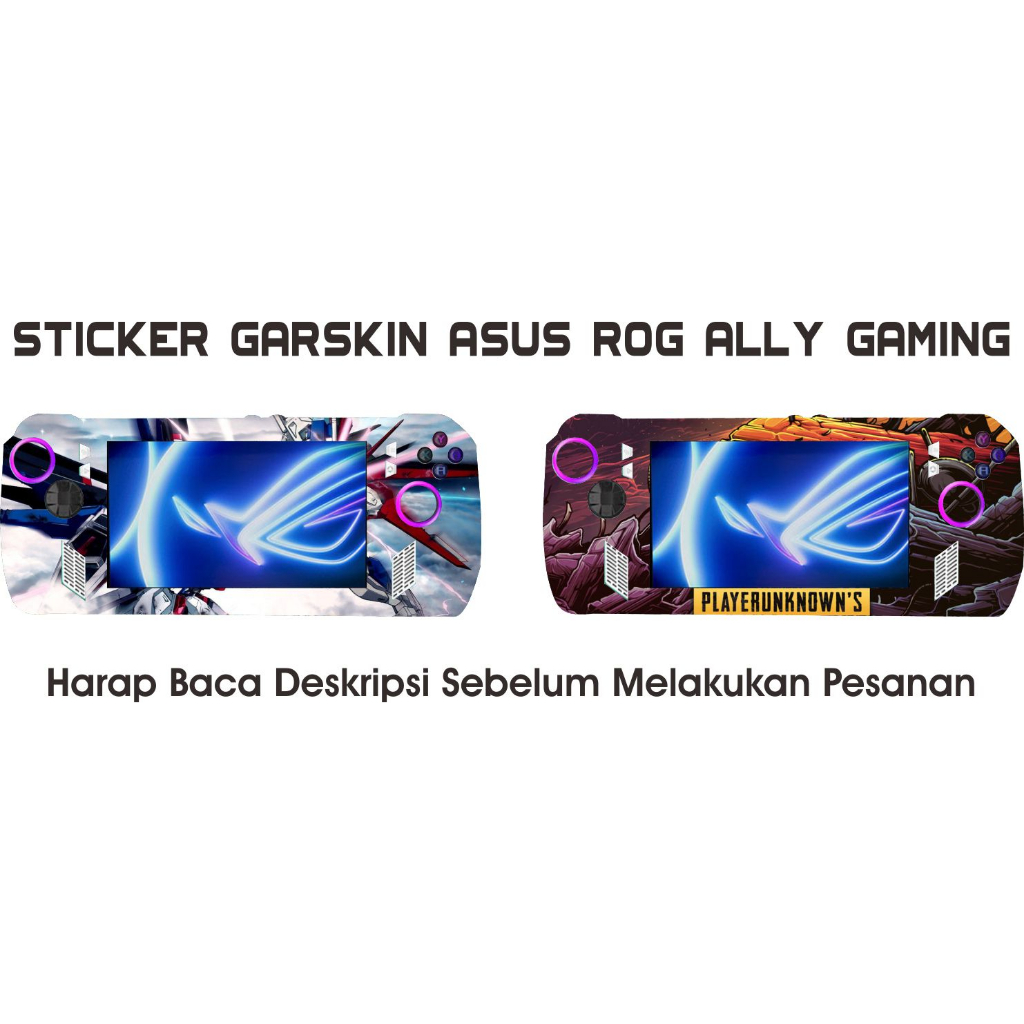 Sticker Garskin Asus ROG ALLY gaming stiker ROG ally gaming