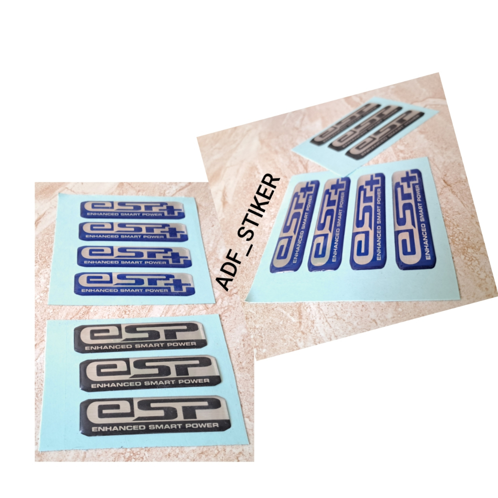 Stiker emblem esp box filter honda harga 1pcs  / emblem timbul esp honda beat esp vario honda / embl