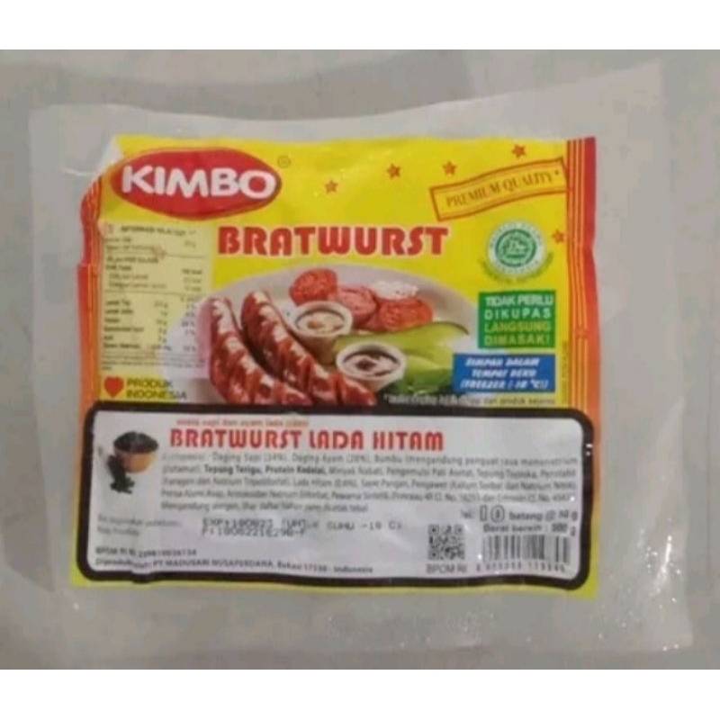 

Sosis Kimbo Lada Hitam isi 10