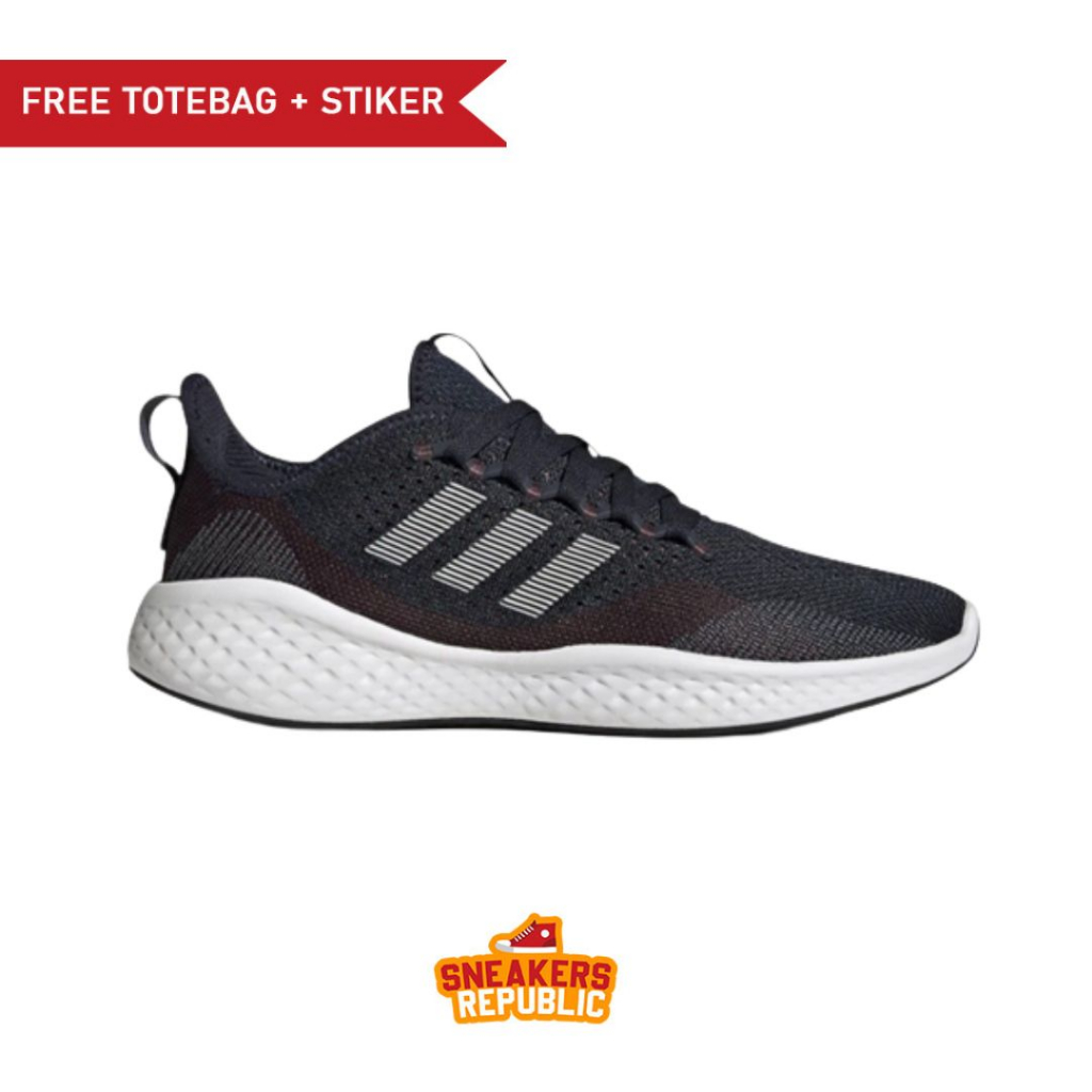 SEPATU ADIDAS FLUIDFLOW 2.0 BLACK SNEAKERS ORIGINAL AUTHENTIC SHOES