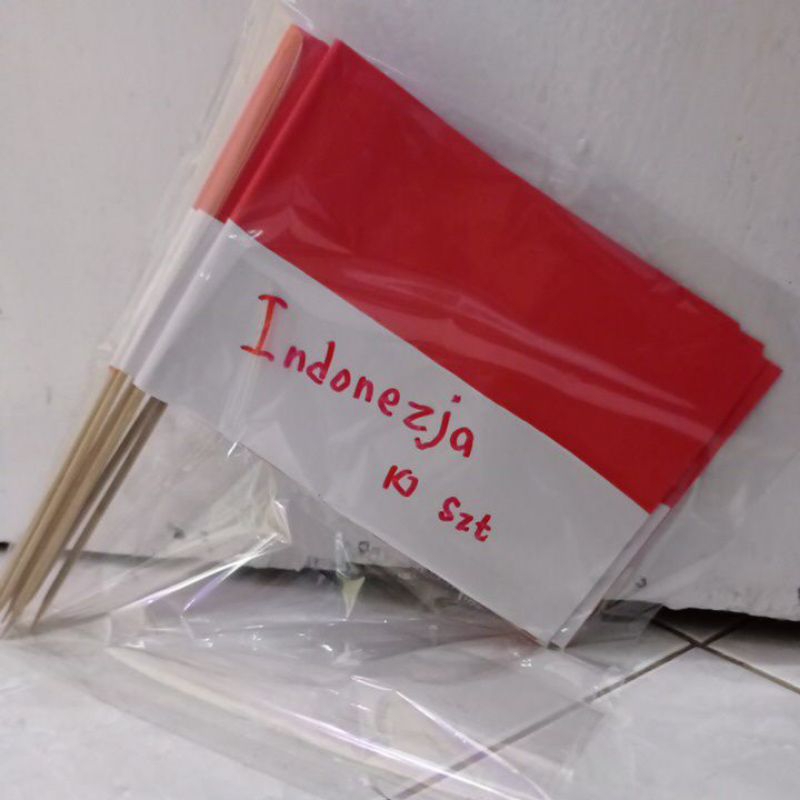 Jual Bendera Indonesia kertas | Bendera tangan | Bendera Indonesia kertas dari kerajinan tangan send
