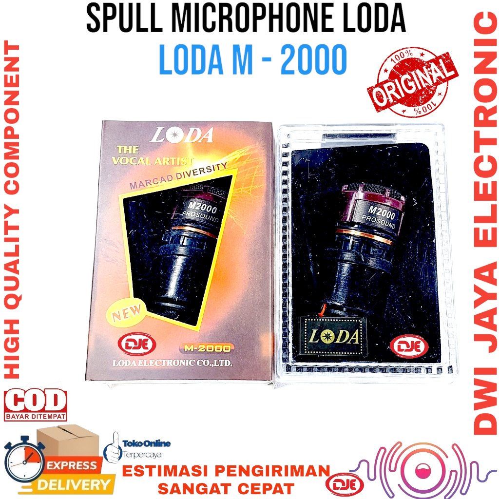 Spul Mic Loda M2000 M-2000 Spool Microphone Original