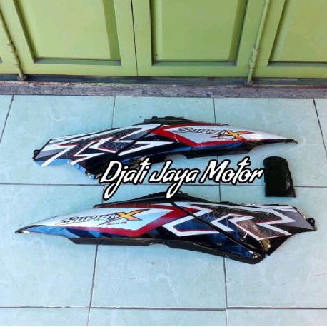 Cover Body HONDA Supra X 125 2012 Set Striping