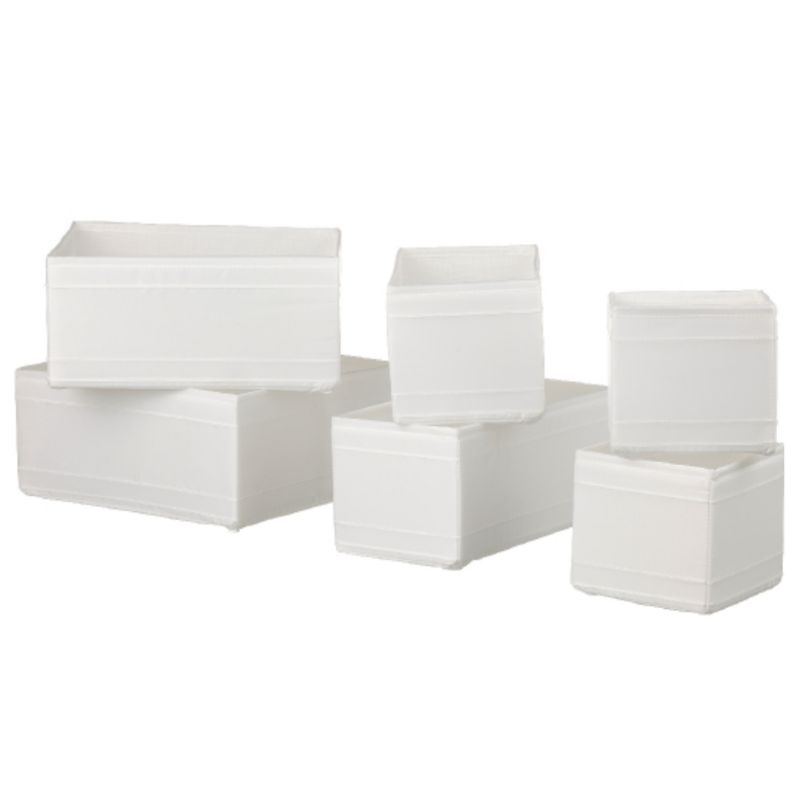 IKEA SKUBB Kotak Penyimpanan Set (6pcs)