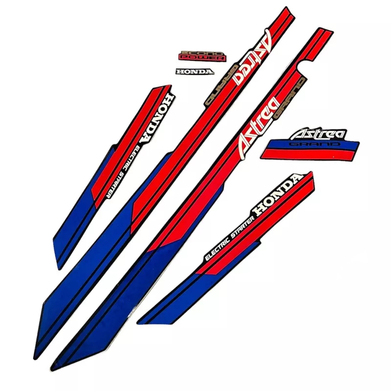 stiker striping honda astrea grand bulus lis body original