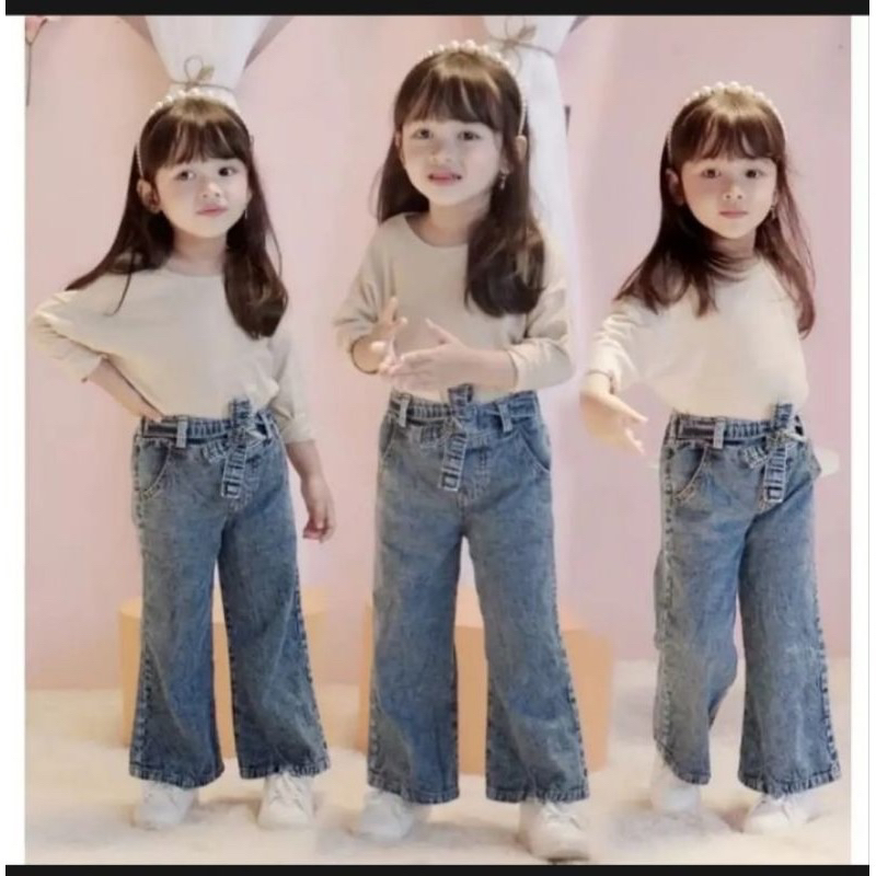 CELANA KULOT JEANS ANAK USIA 2-12 TAHUN