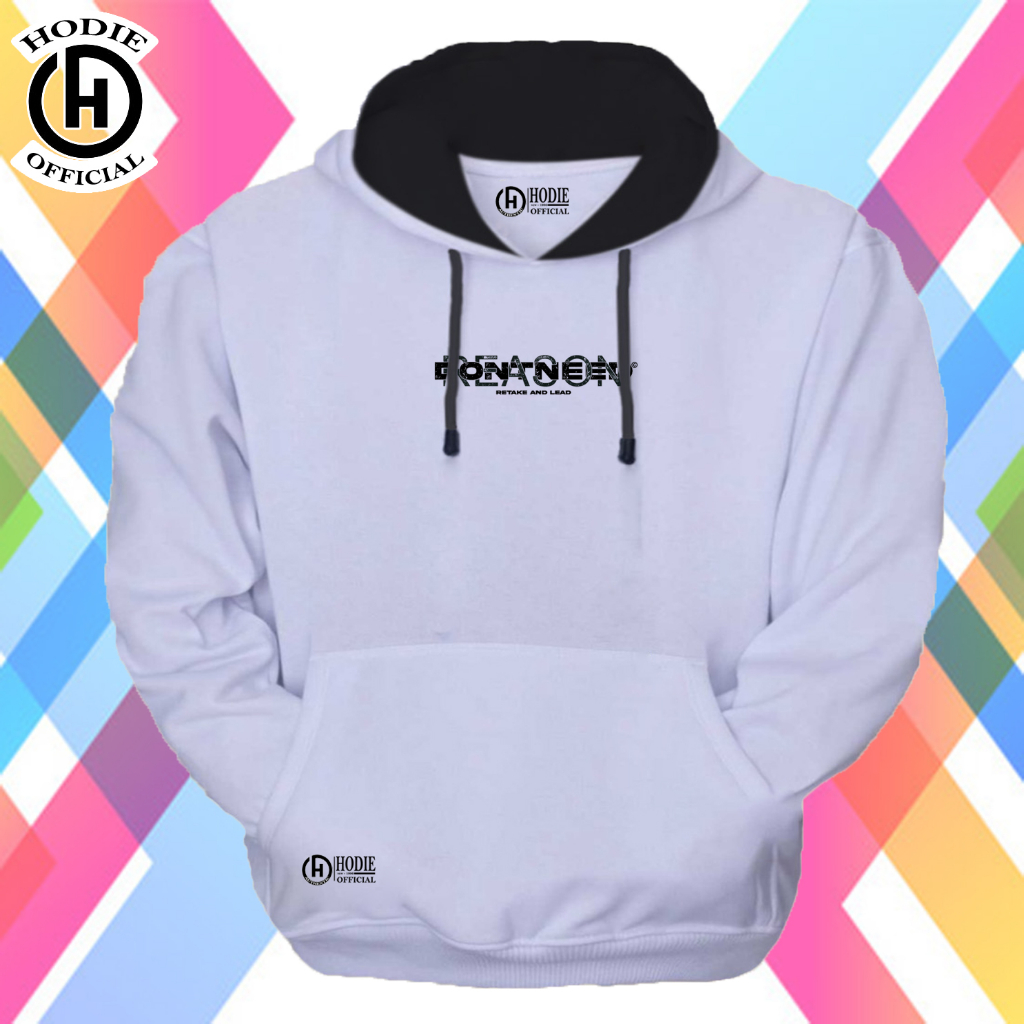 Sweater Hudie Cowok Cewek Austhentic Warna Putih Simple Switer Hodie Pria Wanita Hign Quality Terbar