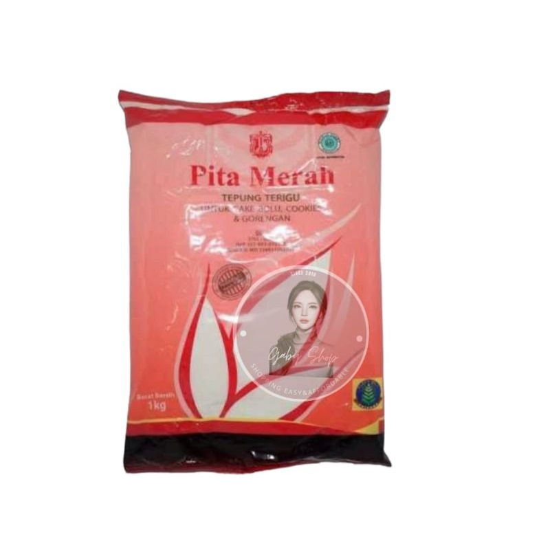 

Tepung Terigu Pita Merah Kemasan 1 Kg