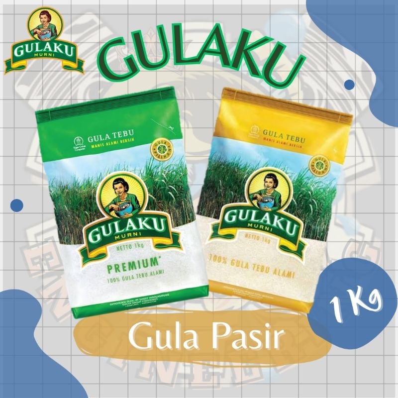 

GULAKU - Gula Pasir Tebu Asli - Kuning & Hijau 1 Kg