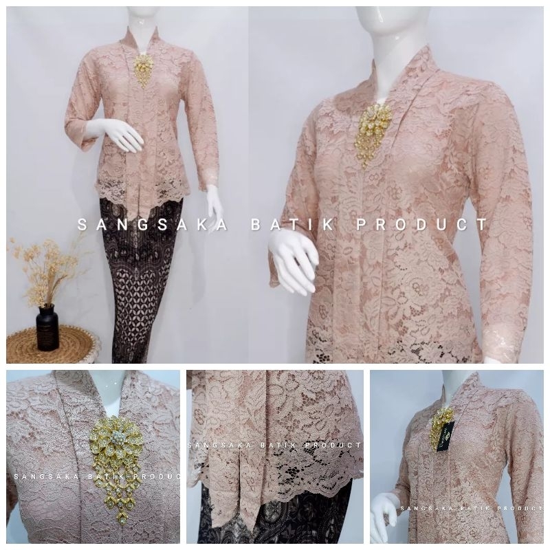 Kebaya Kartini/ Kebaya Modern/ Kebaya Brokat/ Kebaya Tile/ Kebaya Wisuda/Lamaran/Kondangan
