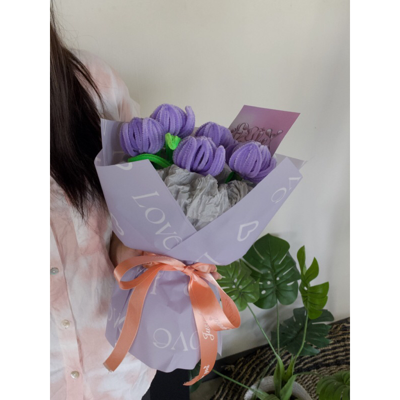 Purple Bouquet (Pipe Cleaner Bouquet)