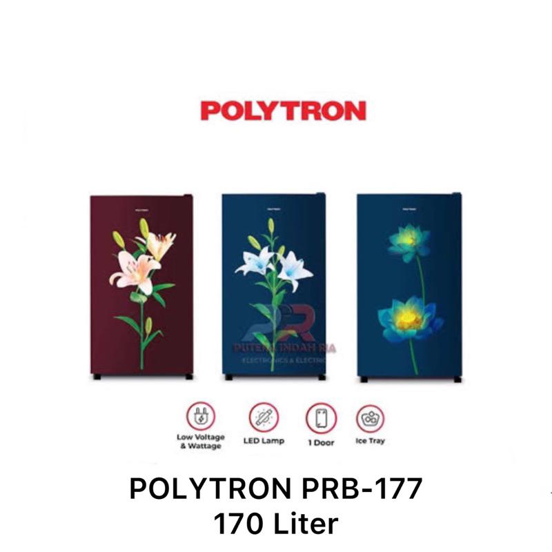 KULKAS POLYTRON PRB 177 1 Pintu 170 Liter