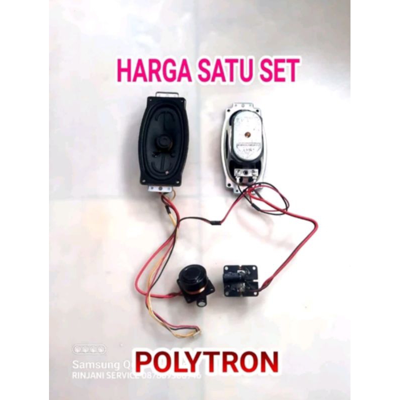 Sepeker Tv LED Polytron bas harga 1 SET Twitter 2 salon bas 2