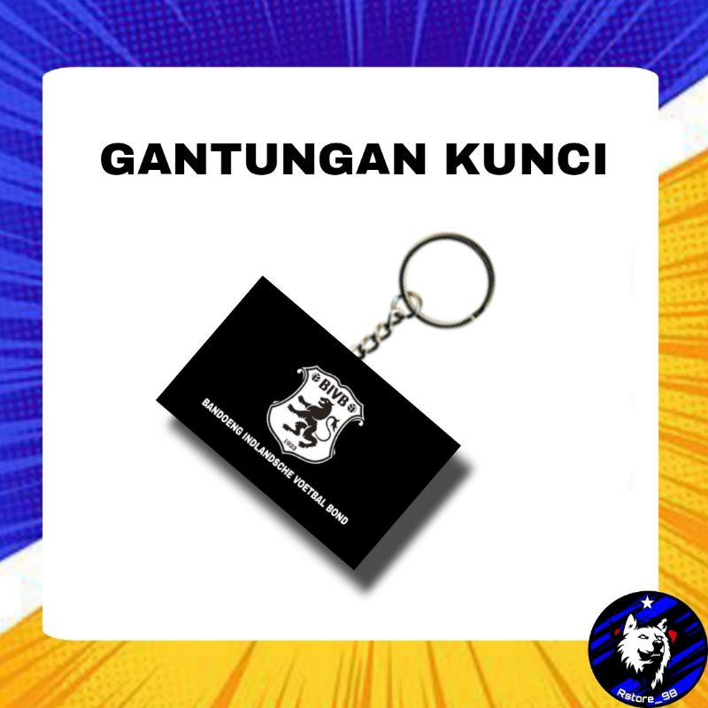 KEYCHAIN GANTUNGAN KUNCI BIVB PERSIB BANDUNG