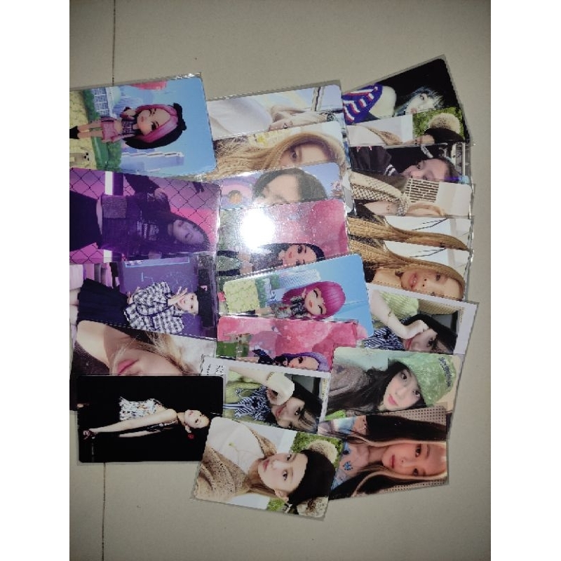 PHOTOCARD BLACKPINK JENNIE NUNMUL, HANBOKSOO, JENBEAR WINK, BUCKET, NABI, HANOI DLL