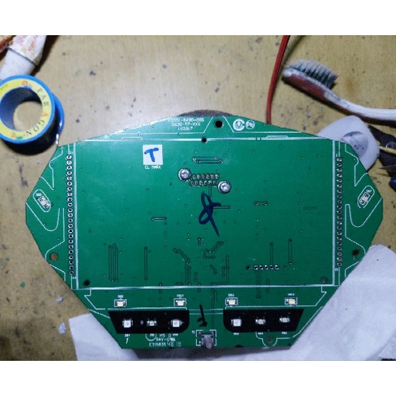 Mesin atau PCB speedometer Aerox 155 old Abs dan non Abs