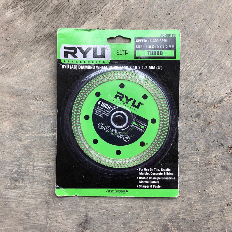 MATA POTONG KERAMIK TURBO 4" RYU