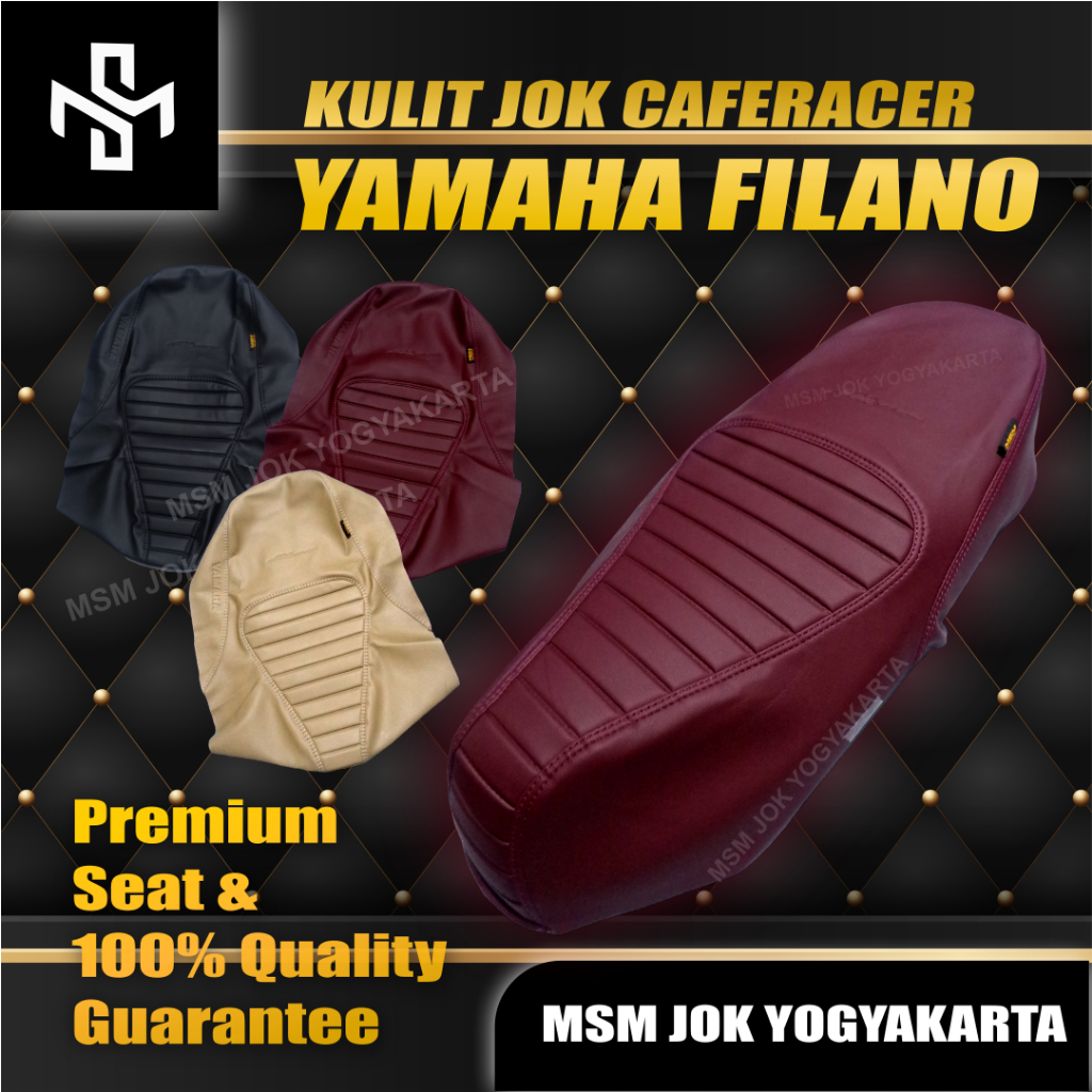 COVER JOK MOTOR SEAT PELINDUNG JOK MOTOR CAFERACER (pakiai karet)#FILLANO#ALL TYPE MOTOR