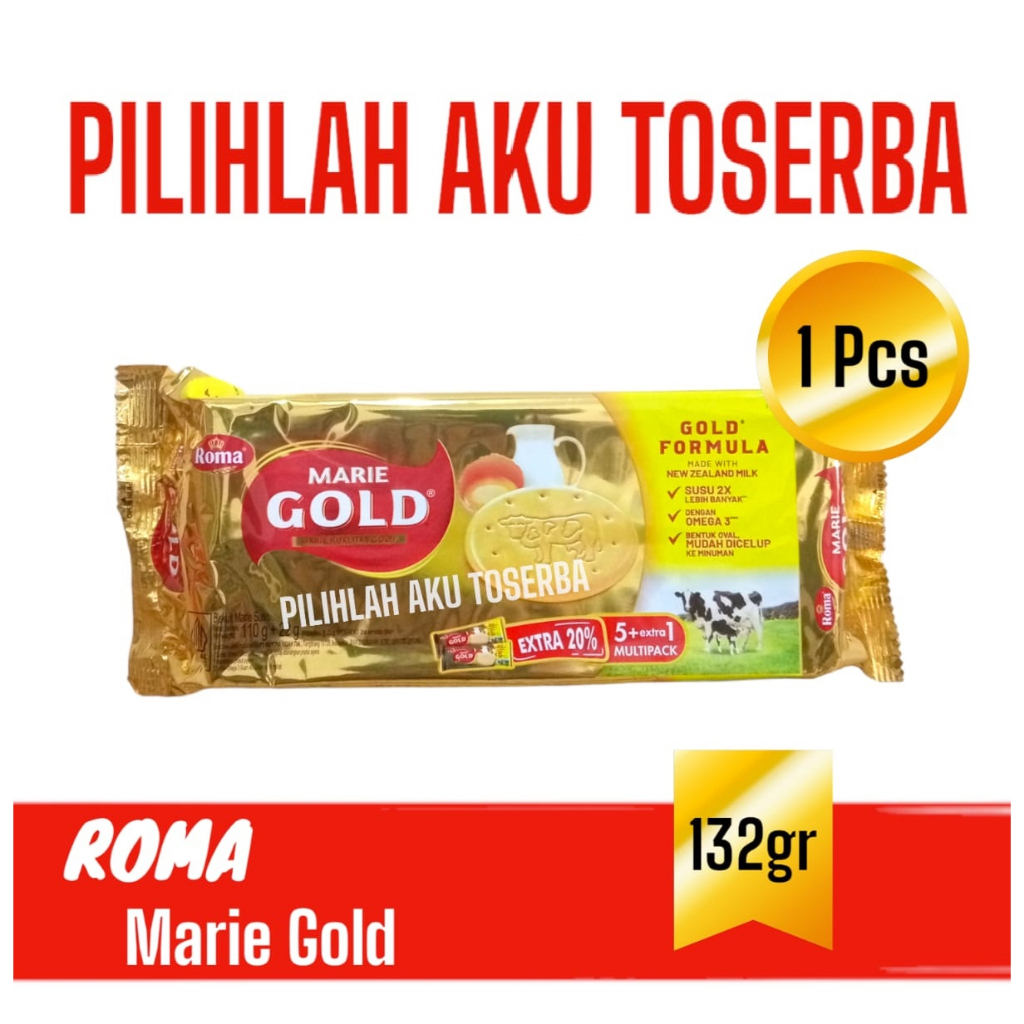 

Roma MARIE GOLD 132 gr Multipack - (HARGA SATUAN)