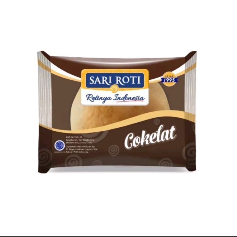 

Sari Roti Isi Coklat / Coklat Keju