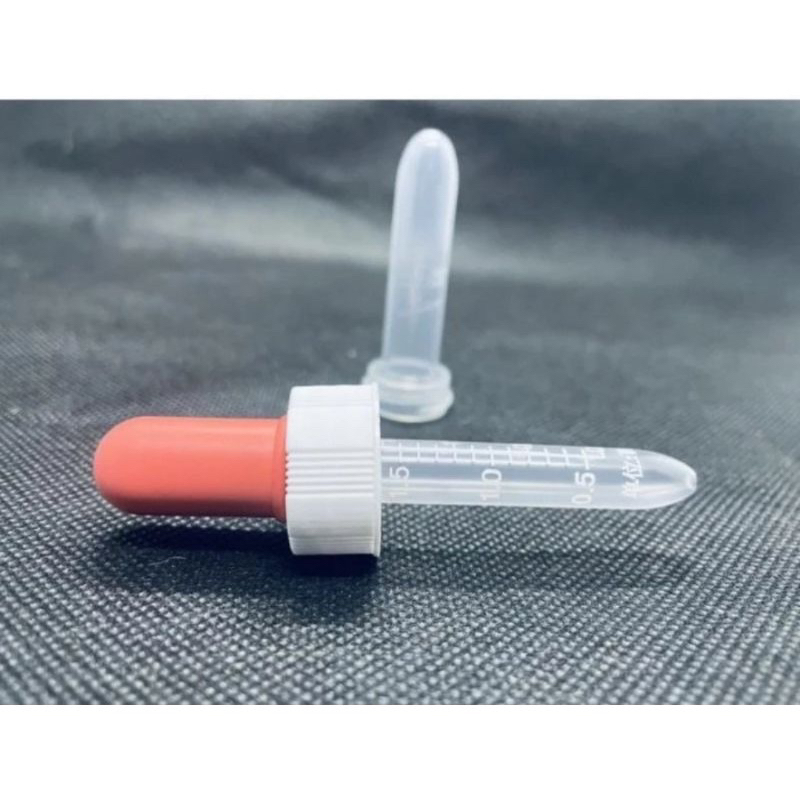 Pipet Drop 1,6ml + Tutup / Cover 0,4 - 1,6 ML Orange, Pipet Obat 0,4-1,6 ML, Pipet Tutup / Pipet Dro