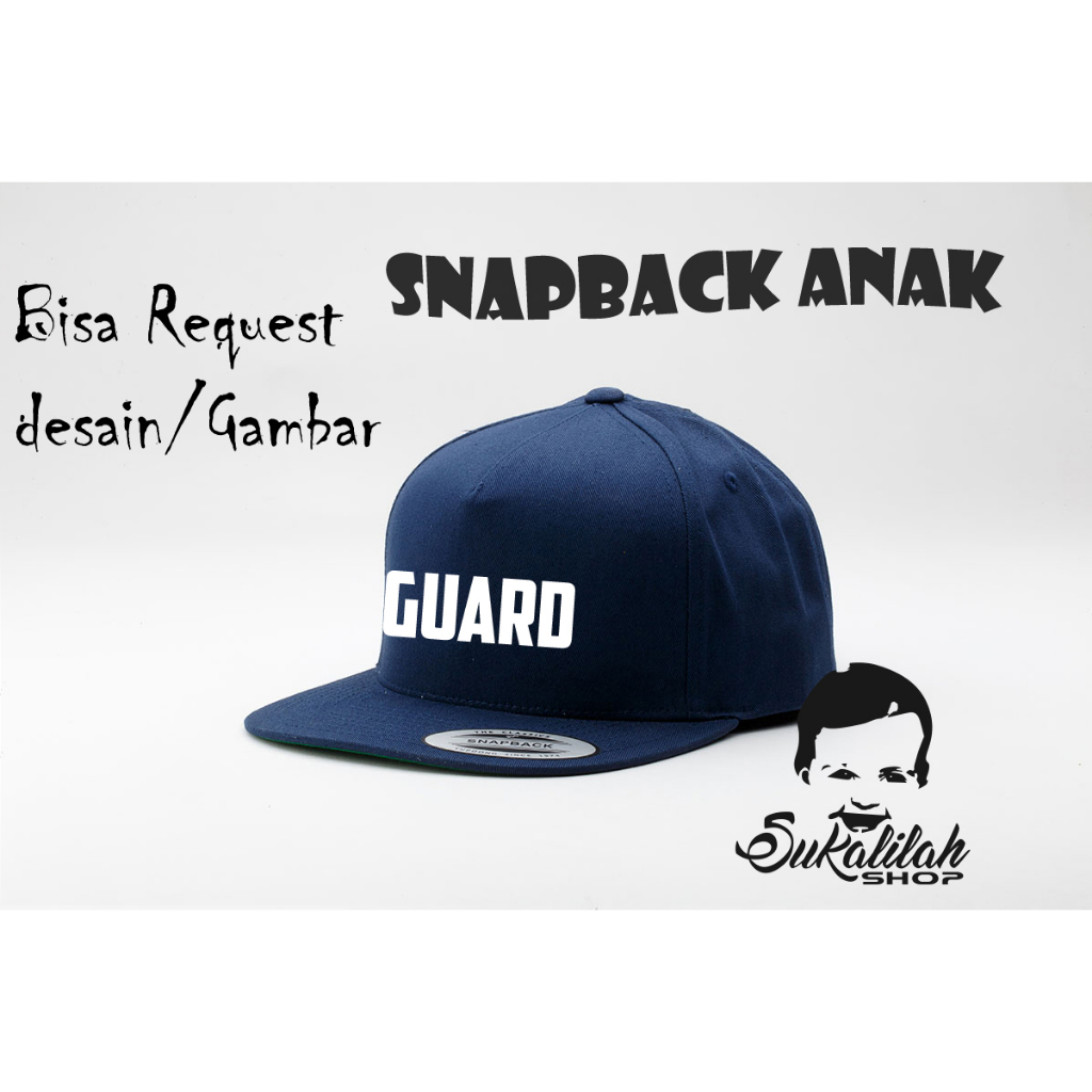 Topi snapback Anak sport basketball guard custome