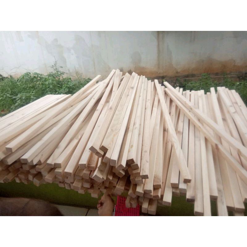 Reng kayu jati belanda 2x100