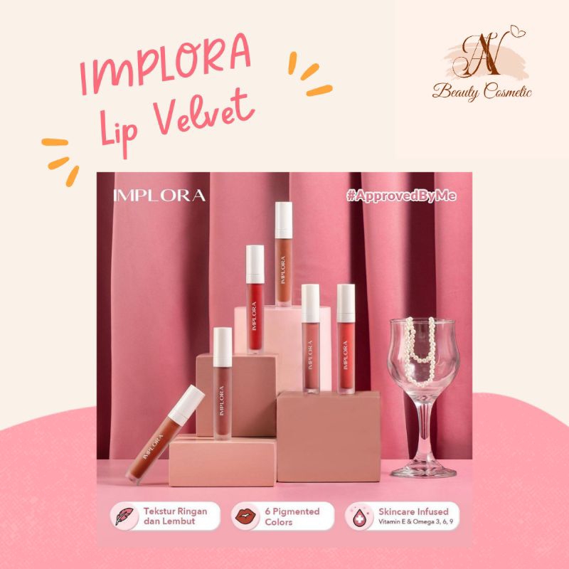 Implora Lip Velvet Ombre Waterproof Termurah BPOM