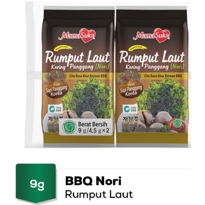 

MamaSuka Rumput Laut Sapi Panggang Korea 2 x 4.5