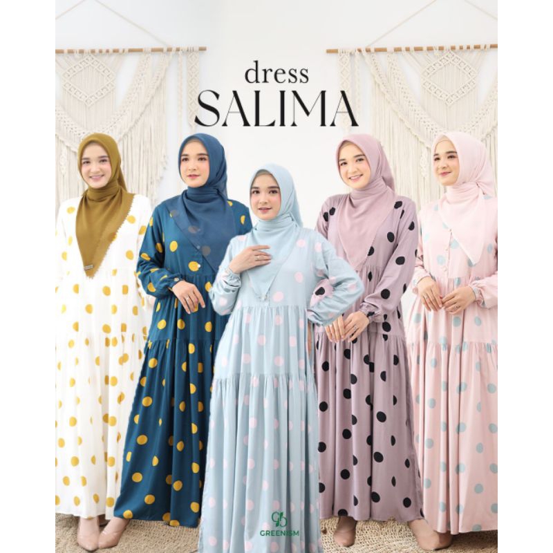 SALIMA DRESS BY GREENISM/SALIMA DRESS GREENISM/GAMIS BY GREENISM/DRESS BY GREENISM/SALIMA DRESS BY G