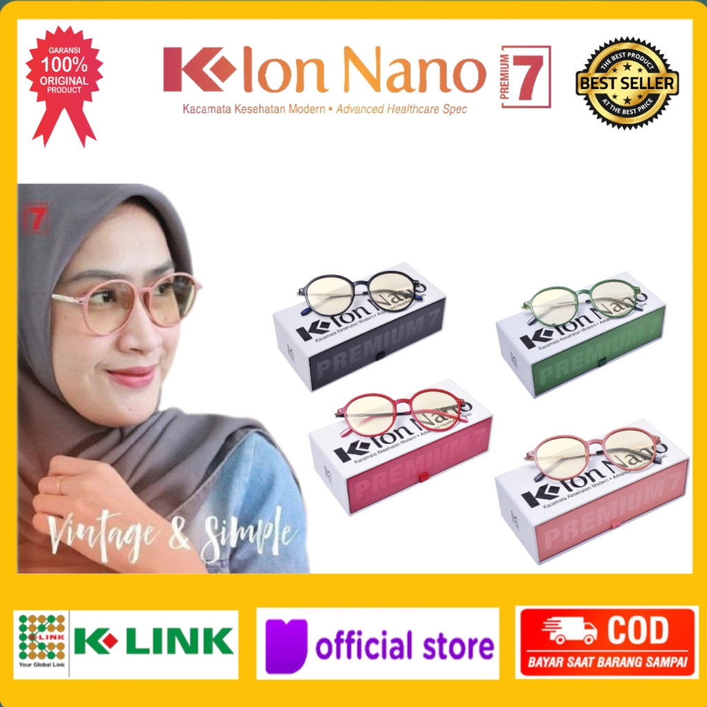 KACAMATA TERAPI KESEHATAN K ION NANO 7 ASLI