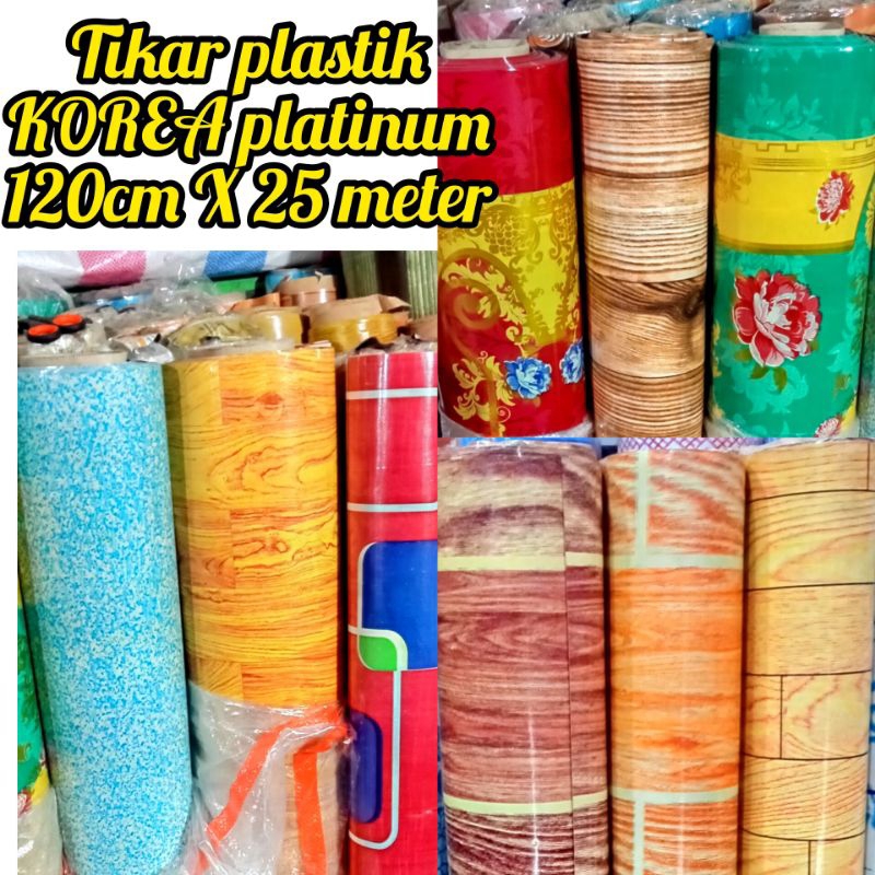 tikar plastik 120cm KOREA Tebal