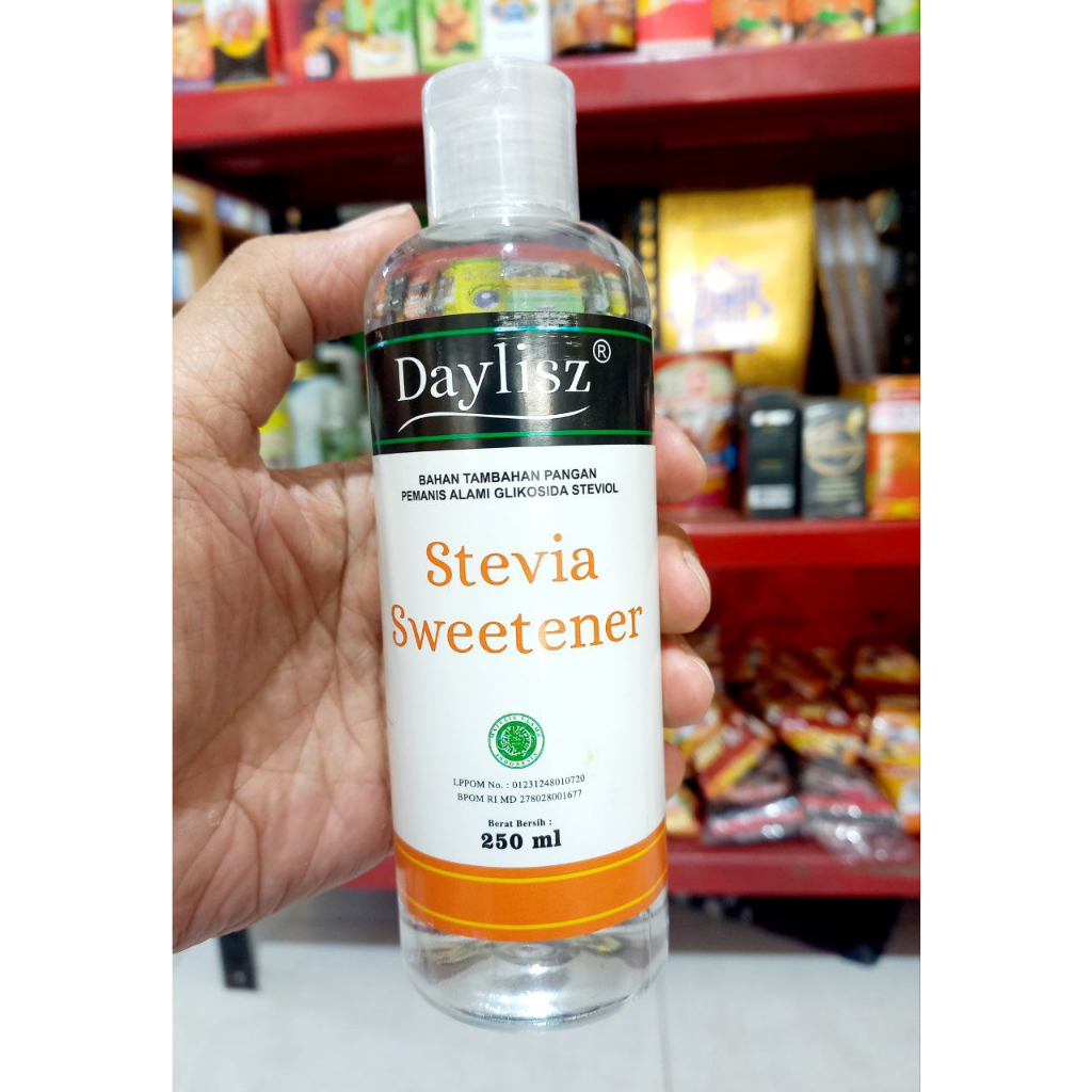 

Daylisz - Stevia Sweetener 0 Calori - Stevia Sweetener Daylisz - Gula Stevia - Pemanis Cair Alami 250 ml