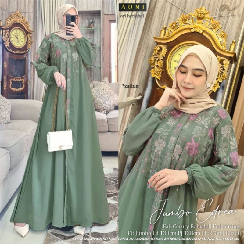 GAMIS MAXY JUMBO // EDREA DRESS JUMBO ORI AUNI UWAIS