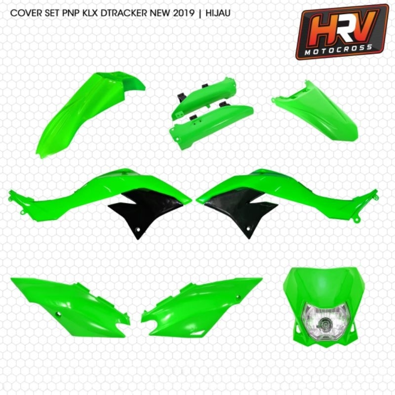 COVER BODY SET DTRACKER NEW PNP KLX 150 BF BIGDOOT DTRACKER NEW COVERSHOCK DEPAN KLX HEADLAMP KLX 15