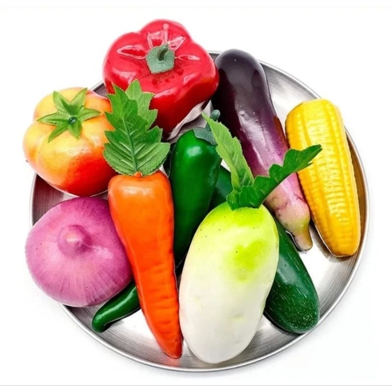 SAYUR HIAS BUAH HIAS 1 PCS HIASAN BUAH IMITASI PLASTIK HIASAN