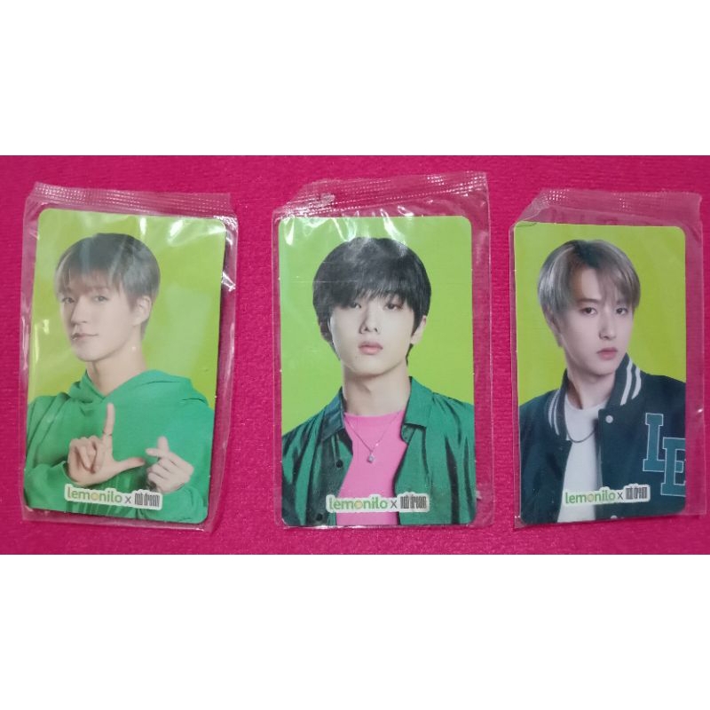 Photocard NCT DREAM Official Lemonilo PC (beli 3, DAPAT 1 FREE CHAEUNWO PC DAN FREEBIES)