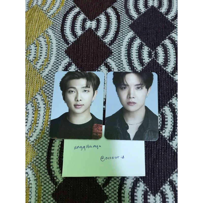 PHOTOCARD DICON BTS RM JHOPE