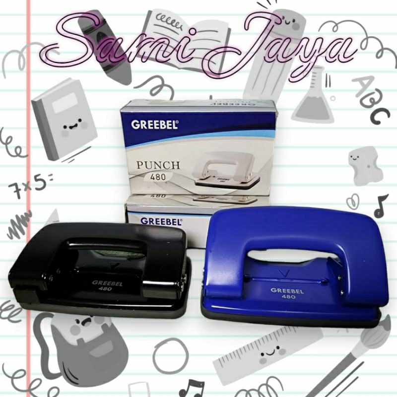 

Perforator Pelubang Kertas Paper Punch Greebel 480