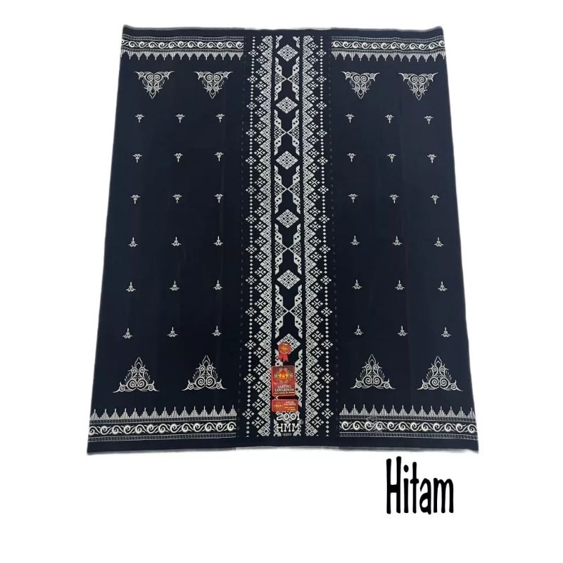 mhg Sarung HMM MOTIF khusus HITAM/ sarung HMM khusus hitam motif orinal