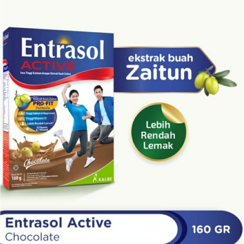 

susu entrasol active coklat