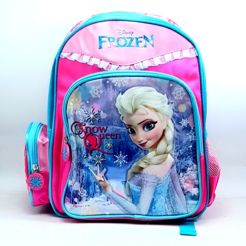 Tas Ransel Anak Original Disney Sansan Wawa Frozen Elsa + Renda Sayap Elsa FZ-924006