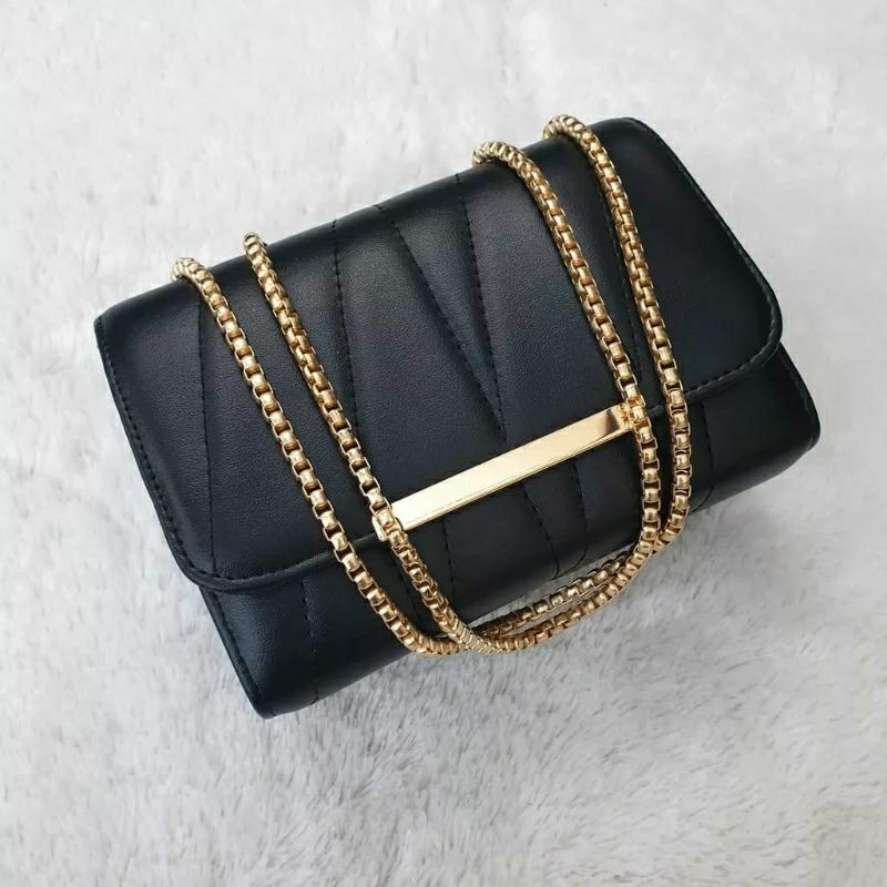 Tas Selempang Wanita ALEXSA GOLD Tas Kerja Tas Wanita