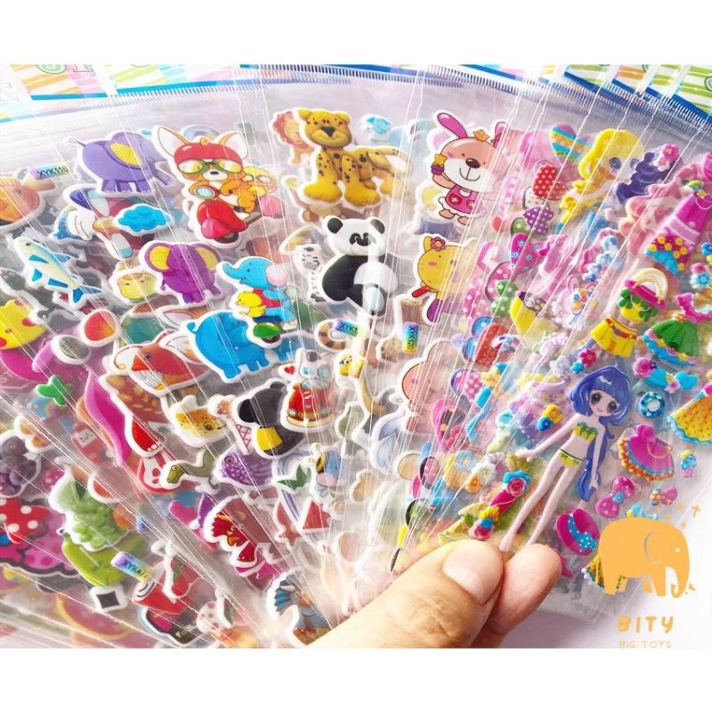 

Sticker 3D Timbul Karakter Anak Sticker Kreativitas Anak