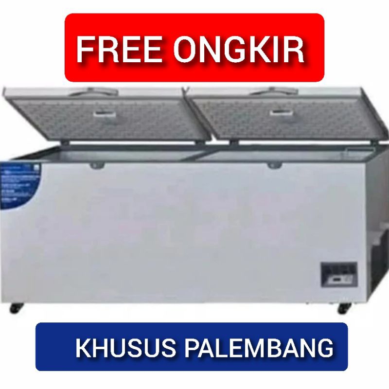KHUSUS PALEMBANG CHEST FREZER BOX GEA AB1200 DOUBLE COMPRESSOR
